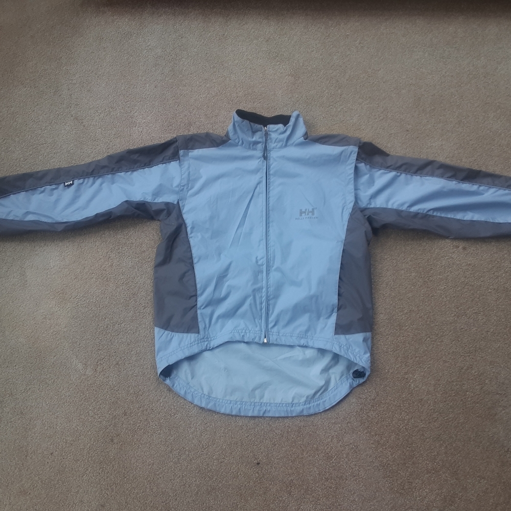Helly Hansen Convertible Bike/Multisport Waterproof Jacket,Rear Cargo Pocket,EUC - Picture 8 of 8